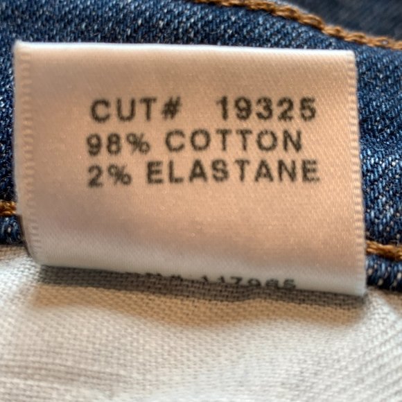 J Brand Ellis Villain Skinny Jeans Size 28 Raw Hem Distressed Blue Stretch 32x31 - Picture 11 of 11